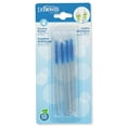 thumbnail image 3 of Dr. Brown's Natural Flow Reusable Baby Bottle Vent & Reservoir Cleaning Bristle Brush, Blue, 4 Pack, 3 of 3