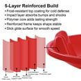 thumbnail image 5 of Gamexcel 25-Inch Round Downhill Sprinter Toboggan Snow Sled for Kids, Boys, Girls, and Adults, Featuring Built-in Handles and Pulling Rope - Red, 5 of 8