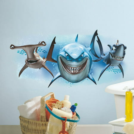 Finding Nemo Sharks Peel and Stick Giant Wall