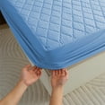 thumbnail image 5 of Tgbvmt Quilted Pocket Fitted Sheet, Winter Warm Mattress Protector, Breathable and Soft Polyester Fabric, Non-Slip and Noise-Free, Perfect for Hotels, Homes, and Dorms, Easy to Wash and Maintain, 5 of 6