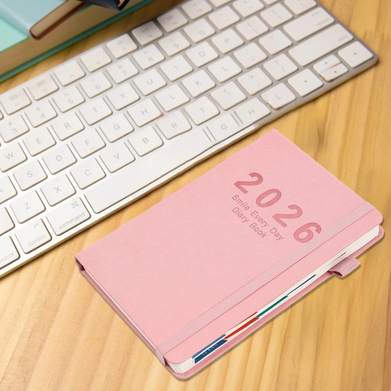 Lined Journal Notebook Diary Book, A5-8.27" x 11.6", Thick Notebooks Pages, Hardcover Notepad with Pen Holder for Journaling, Work, and Gift, 400 Pages/200Sheets, 1Pc, Multicolor(Green,8.4x5.7")
