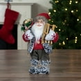 thumbnail image 2 of Northlight Santa Claus with Presents and Sled Standing Christmas Figure - 12", 2 of 5
