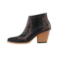 thumbnail image 2 of Tejiojio Fall Clearance Women's Boots High Heel Pointed Toe Boots Slip-on Shoes Embroidered Shoes Warm Boots Ankle Boots Winter Casual Women Shoes, 2 of 7