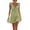 Green, variant on Dresses for Women V Neck Ruffle Shoulder Dresses Low Cut Bow Front Casual Short Sundresses Tiered Summer Party Mini Dress