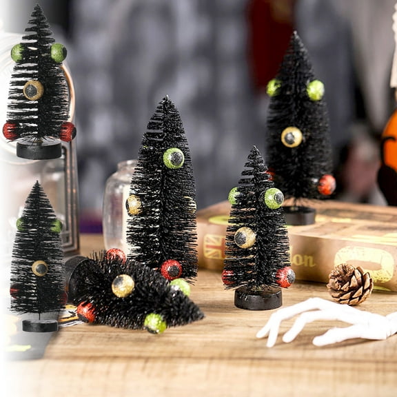 PRETXORVE Halloween Decoration, Halloween Decorations Horror Eyeball Mini Decorative Tree Ghost Festival Desktop Party Decorations