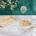 thumbnail image 4 of 3 Sizes Leaf Macrame Cutting Molds 6pcs Teardorp Macrame Frame Macrame Wall Hanging Tool Acrylic Macrame Template for DIY Crafts Feather Tassel Making Weaving Home Hanging Decor, 4 of 5