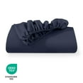 thumbnail image 7 of Bare Home Fitted Sheet - 24" Extra Deep Pocket - Premium 1800 Collection - Queen, Midnight Blue, 7 of 7