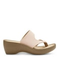thumbnail image 3 of Eastland Laurel Women's Leather Thong Sandals Color: Peach Size: 8, 3 of 9