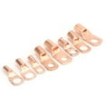 thumbnail image 2 of LAFGUR Wire Cable Crimp Connector,Wire Connectors,60Pcs Copper Ring Lug Terminals Electrical Wire Cable Crimp Connector SC6-SC25 Set, 2 of 8