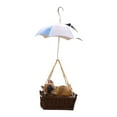 thumbnail image 3 of Figura decorativa de resina con luz energía Solar, Animal durmiente bajo , decoración colgante bonita para cama de flores Perro DYNWAVEMX estatua al aire libre, 3 of 8