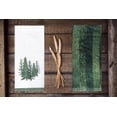 thumbnail image 4 of The Big One Mountain Mist White Green Bath Hand Towels 2-Piece Bathroom, 4 of 8