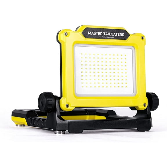 Master Tailgaters FLUD 4000 LED Work Flood Light Compatible for Dewalt 20v Battery