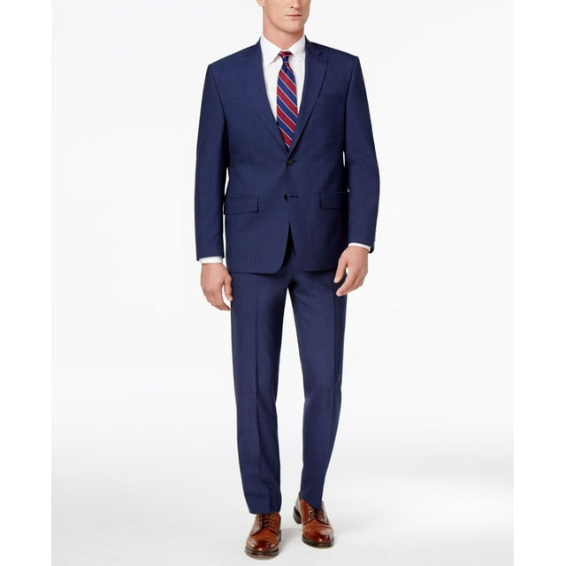 Lauren Ralph Lauren Solid Ultraflex Classic-Fit Wool Jacket (Navy, 44 Short)