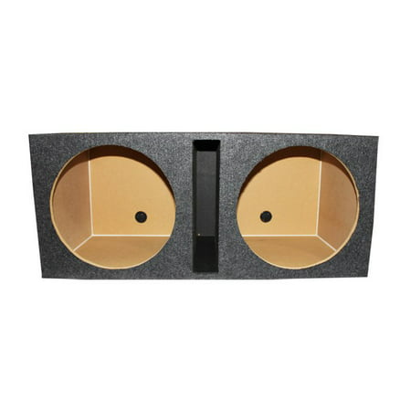 QPower QBASS Dual 15-Inch Vented MDF Subwoofer Box 2 Speakers