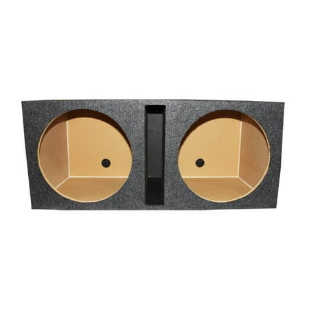 QPower QBASS Dual 15-Inch Vented MDF Subwoofer Box 2 Speakers (Best 15 Inch Subwoofer For The Money)