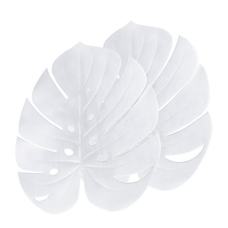 

2 Pcs Eco-friendly EVA Placemat Simulation Turtle Leaf Table Mat Waterproof Anti-Hot Coaster Coffee Tea Cup Mat with Holes (Silver)