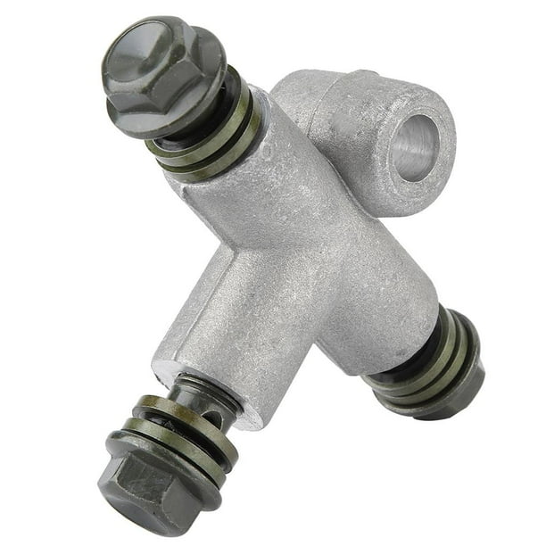 Adaptador De Manguera De Freno De 3 Vías De 10 Mm Conector De Manguera En T De Línea De Freno Hidráulico De Motocicleta Adaptador En T De Acoplamiento De Tubería De Metal Para Vehículos Todo Terreno Minnieouse VI004902-00