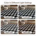 thumbnail image 7 of ODIKA 6'x9' Ultra-Soft Area Rug, Under Rectangular Doormat Interlocking Graphic Artwork Layering None Washable, Bare feet friendly, Silk-Touch for Guest Room, Bedroom, 7 of 7