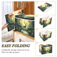 thumbnail image 4 of Deer on Forest Large Lidded Bin Foldable Storage Baskets Boxes Cubes Lids with 2 Handles for Home Bedroom Office 16.5x12.6x11.8inch, 4 of 7