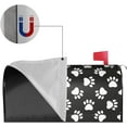 thumbnail image 5 of Dogs Animal Paws Print Mailbox Cover Magnetic Mailbox Wraps Post Box Cover Décor 21x18 in, 5 of 7