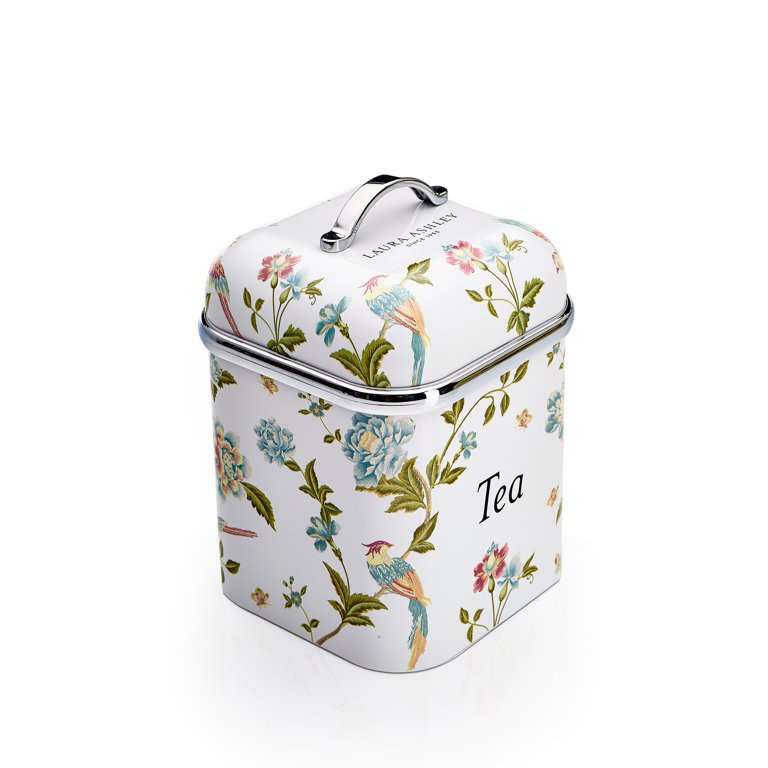 Laura Ashley, Canister Set, 3pc Elveden White, Kitchen Storage
