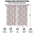 thumbnail image 2 of Blackout Kids Curtains,Hedgehog Love Pattern Childrens Insulated Curtains Set Of 2,Bedroom Essentials,Toddler Room Decor 42"x84"(106x213cm), 2 of 4