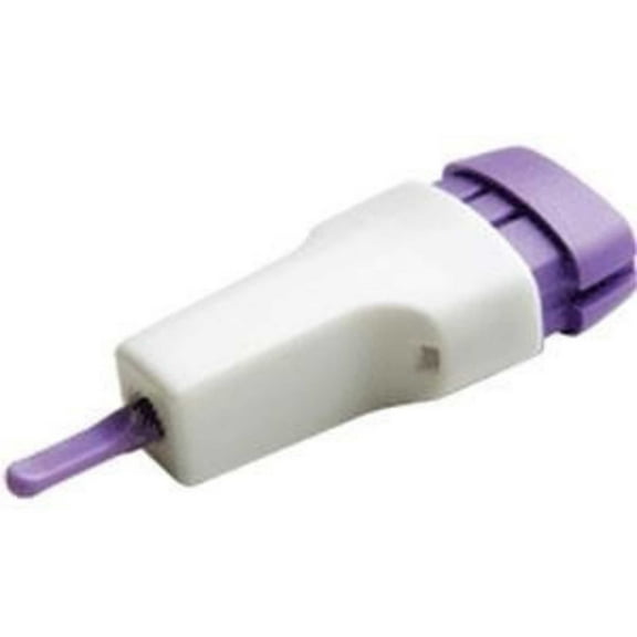 Reliamed Prep Wipes & Lancets Safety Lancet: 100 Count, Purple, 28 Gauge