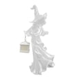 thumbnail image 4 of con linterna Adorno con lámpara Estatua Decoración de Halloween Blanco Sharpla Bruja con estatua de linterna, 4 of 8