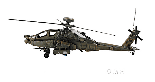 1976 Boeing AH-64 Apache Scale 1:39. 