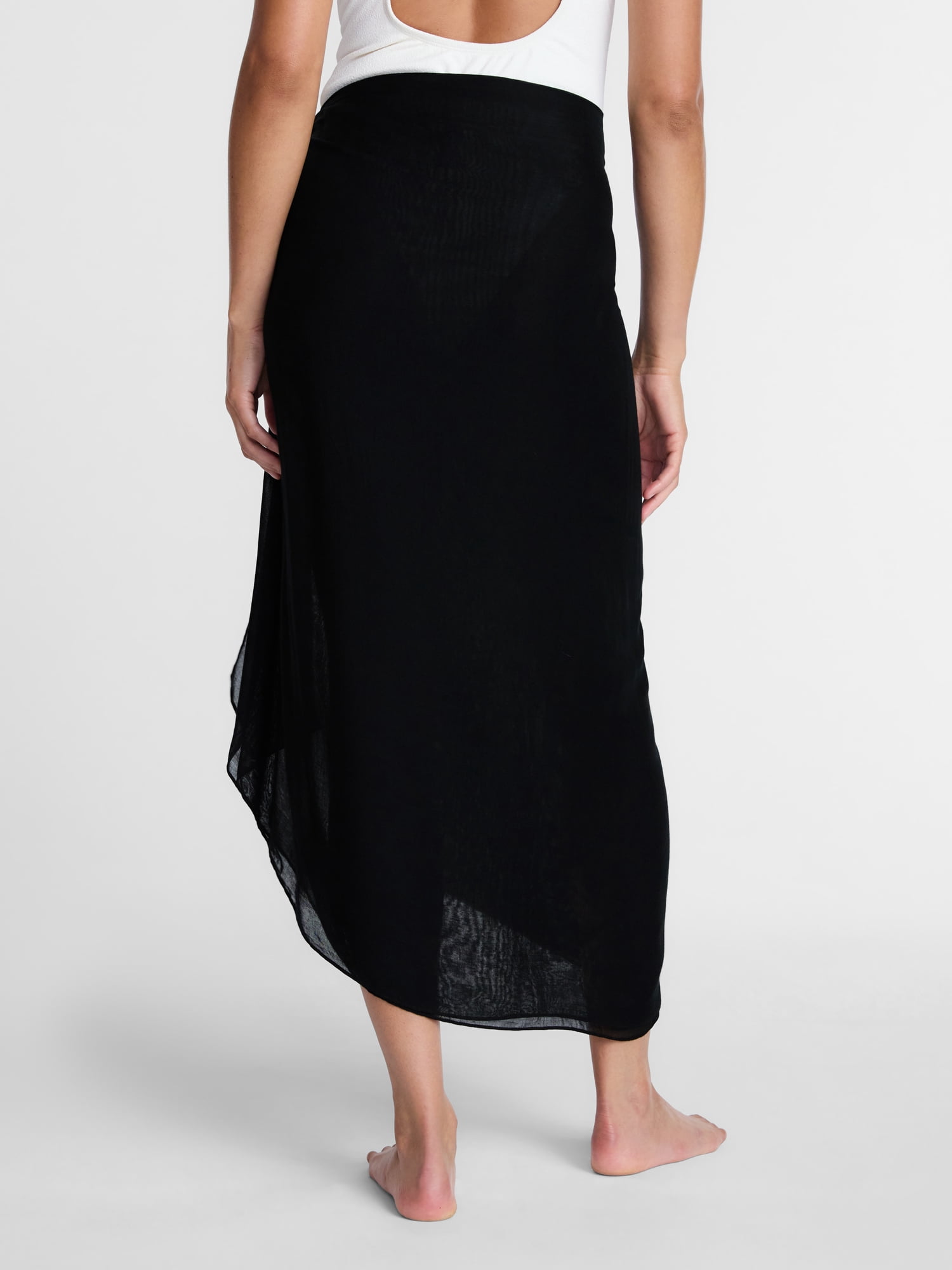 Time and Tru Women’s Solid Pareo, One Size