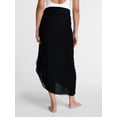 thumbnail image 3 of Time and Tru Women’s Solid Pareo, One Size, 3 of 5