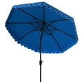 thumbnail image 5 of SAFAVIEH Elegant 9' Market Auto Tilt Patio Umbrella, Pacfic Blue, 5 of 6