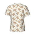 thumbnail image 6 of Vsdgher Kawaii Bear Print Men's Dry Fit Mesh Athletic Shirts Moisture Wicking Tennis T-Shirt Tops, 6 of 9