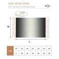 thumbnail image 2 of Black Ombre Washable Area Rug 3'x5',Black Grey White Gradient Modern Abstract Art Woven Cotton Tassels Kitchen Rugs,Non Slip Indoor Door Mat Throw Carpet for Entryway Living Room Nursery Laundry Room, 2 of 9