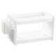 thumbnail image 2 of Estante de almacenamiento de escritorio de doble capa sin impresión, soporte para bolígrafos con gancho para rejilla de ventilación, organizador de almacenamiento de oficina, 2 of 2