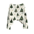 thumbnail image 5 of successthop Womens Christmas Ugly Sweater Tree Knit Long Sleeve Knitwear Crewneck Fall Winter Pullover Top Print Clothes, 5 of 5