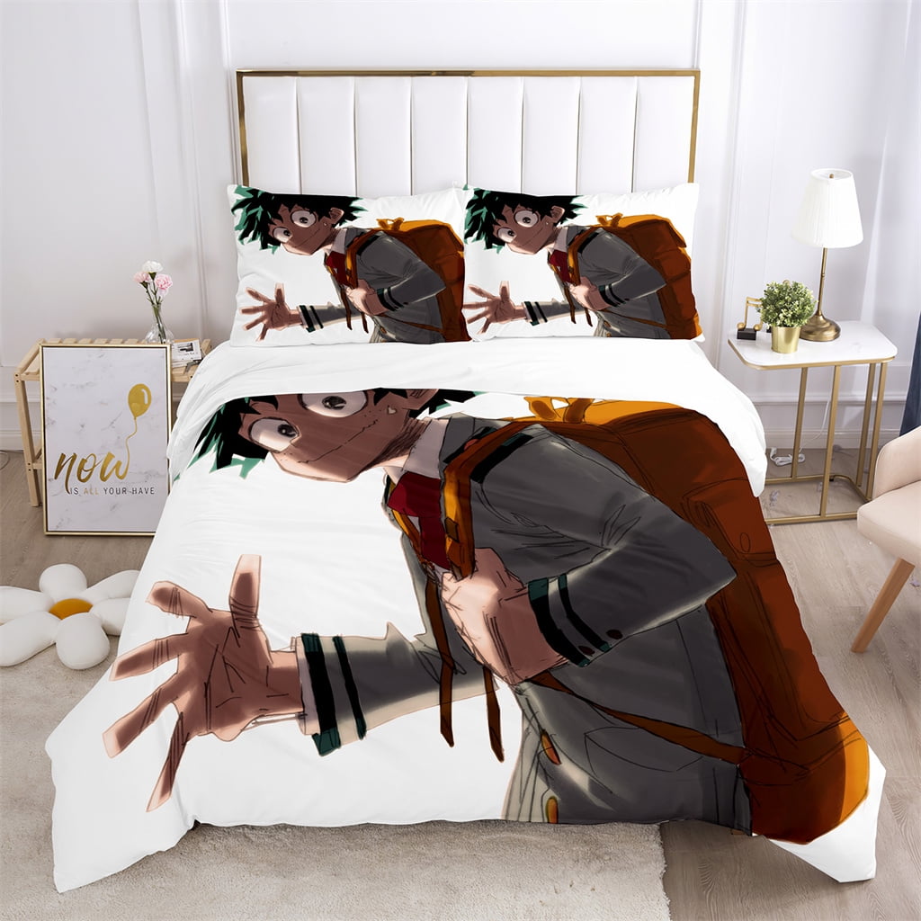 Cool 3PCS My Hero Academia Bedding Bed Set Twin Full Queen King Size