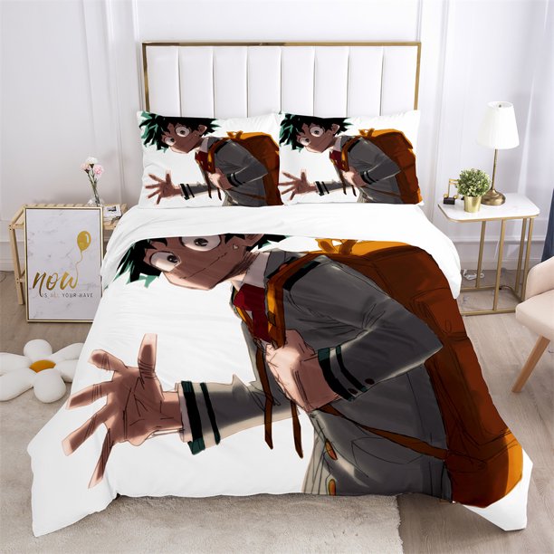 Cool 3PCS My Hero Academia Bedding Bed Set Twin Full Queen King Size