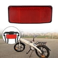 thumbnail image 7 of Bicycle Bike Safety Caution Reflector Disc Rear Pannier Rack Warning Light 2Hole, 7 of 7