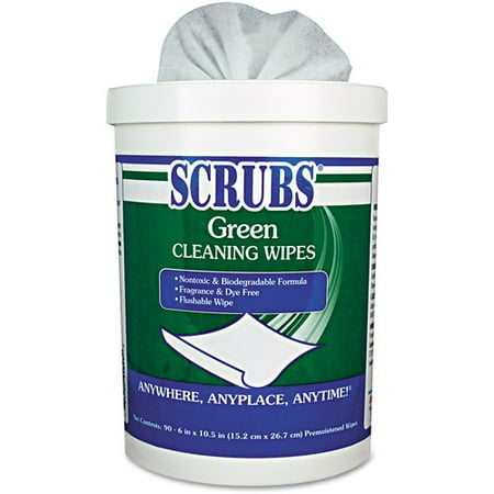 SCRUBS GREEN CLEANING WIPES