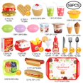 thumbnail image 2 of Set de Juguetes de Comida Rápida LiDi RC, 59 piezas, juego de simulación, 2 of 9