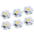 thumbnail image 3 of 25Pcs High Power Led Chip, 3W 5V Lamp Beads, 200LM Brightness Light Source Chip with Aluminum Plate for Floodlight Spotlight Replacement, 3 of 7