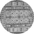thumbnail image 1 of Ahgly Company Indoor Round Abstract Gray Contemporary Area Rugs, 3' Round, 1 of 1