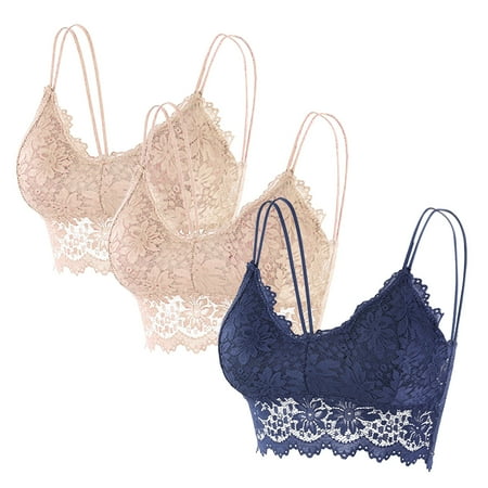 

women s lingerie plus size Women Bra Top Solid Vest Lace Seamless Breathable Push Up Top Underwear