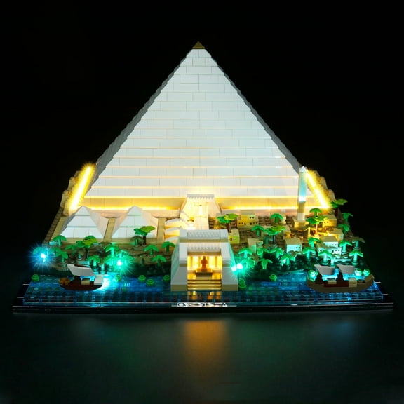 Led Lighting Kit for Legos 21058 - Compatible with Legos The Great Pyramid of Giza, 21058 Building Blocks Model(No Building Blocks Model Included)