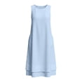 thumbnail image 6 of Bxsruta Womens Casual Dress Sleeveless Midi Sundress Loose Summer Beach Dresses with Pockets, 6 of 6