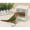 thumbnail image 2 of EIMELI Automatic No-Mess Bird Feeder Parrot Automatic Feeder Seed Food Container Perch Cage Accessories, 2 of 5
