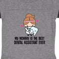 thumbnail image 3 of Inktastic Dental Assistant Mommy Girls Baby Bodysuit, 3 of 4
