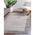 thumbnail image 2 of Unique Loom Del Mar Tonal Design Area Rug 10' x 13' Rectangle Light Gray/Beige, 2 of 10