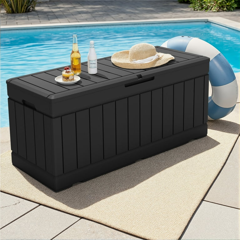 ウッドボックス ブラック BLACK★ ロング 収納箱 BOX お買い得!! Amazon.com: Creative Deco Large Black Wooden Box Storage with